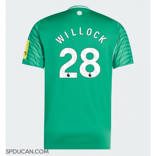 Muški Nogometni Dres Newcastle United Joe Willock #28 Gostujuci 2025-26 Kratak Rukav Muški Nogometni Dres Newcastle United Joe Willock #28 Gostujuci 2025-26 Kratak Rukav